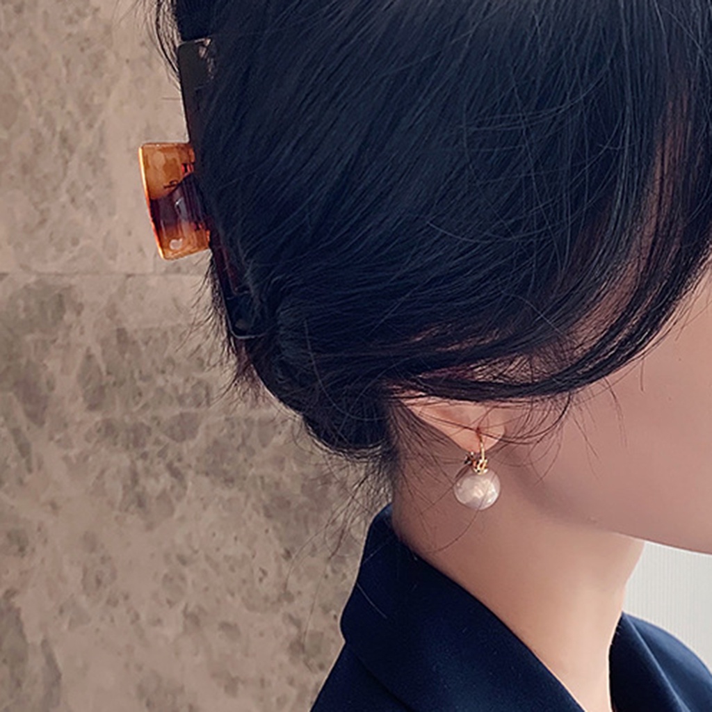 Hu Hu Hu Hu Hu Alat Bantu Pasang Kacamata♡ 1 Pasang Anting Mutiara Imitasi Untuk Outdoor