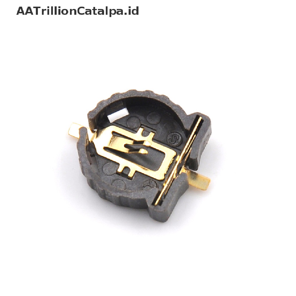 (AATrillionCatalpa) 5pcs / set holder Baterai Koin CR1220-2 CR1220 SMD 1220