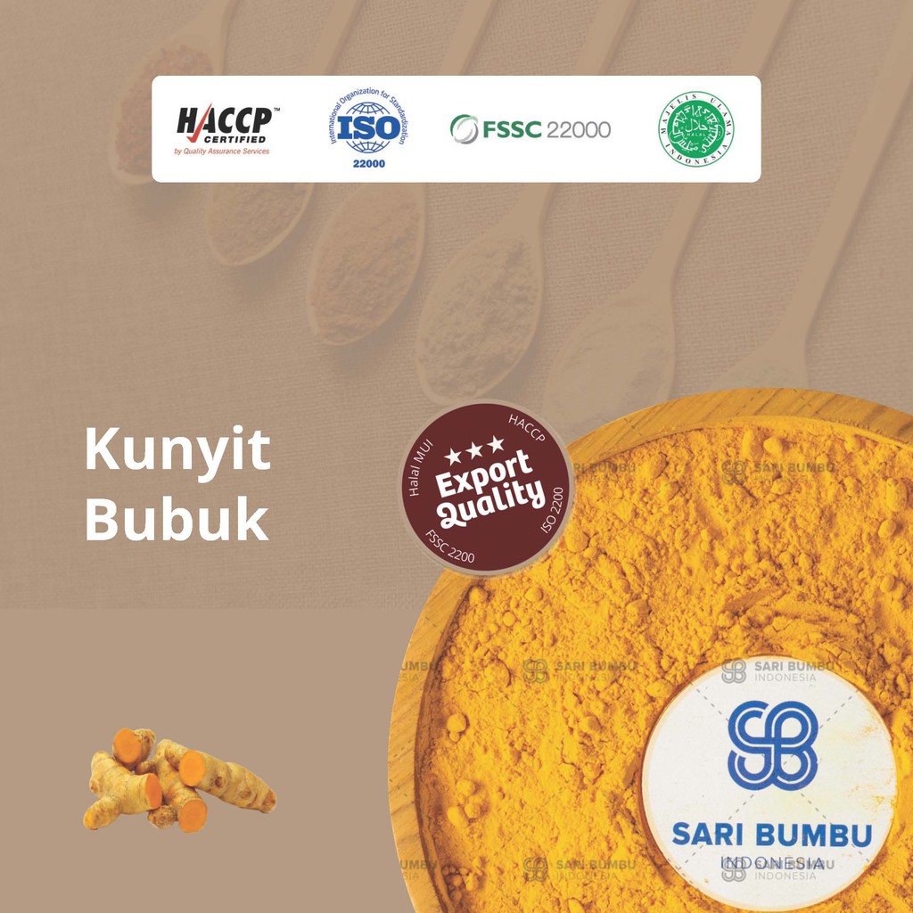 

BUMBU DAPUR - KUNYIT BUBUK (TUMERIC POWDER)