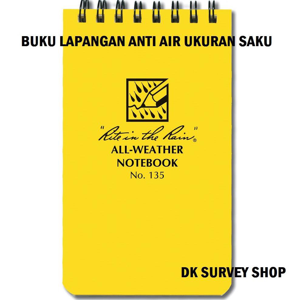 

Paling Murah!! Buku Lapangan Anti Air / All Weather Notebook Rite In The Rain No 135
