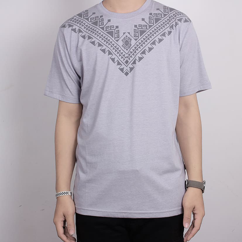 KAOS T-SHIRT PRIA/WANITA - KAWAY TAP NECK SQUARE MISTY