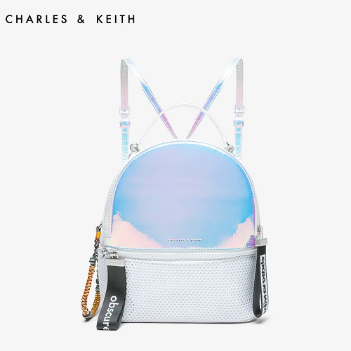 TAS RANSEL BATAM WANITA CHARLES & KEITH BACKPACK CNK-4297 WHITE ORIGINAL IMPORT BATAM TERMURAH