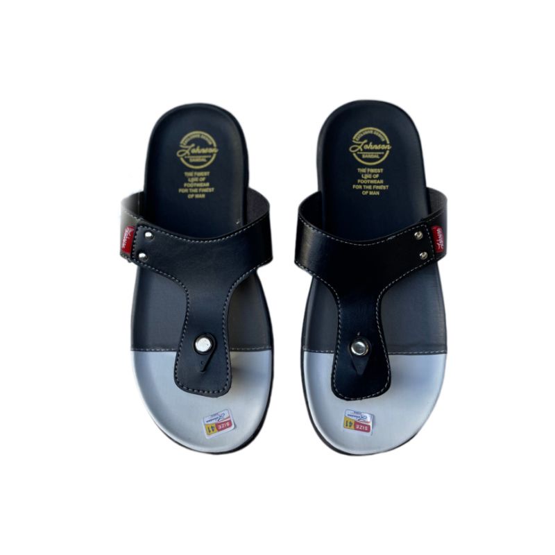 Sandal Pria Casual Johnson - Sendal Jepit Kulit Pria