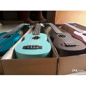 Ukulele Soprano 21 Inc Merk Cowboy Aloha Jakarta Murah Full Set