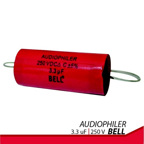 Capacitor 3,3/250 V MKP Audiophiller Kuning Kapasitor Kotak Pelindung Tweeter Speaker Audio Anti Putus Voice Coil