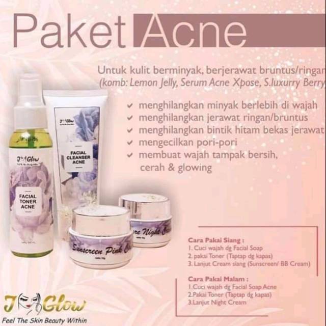 JGLOW PAKET ACNE