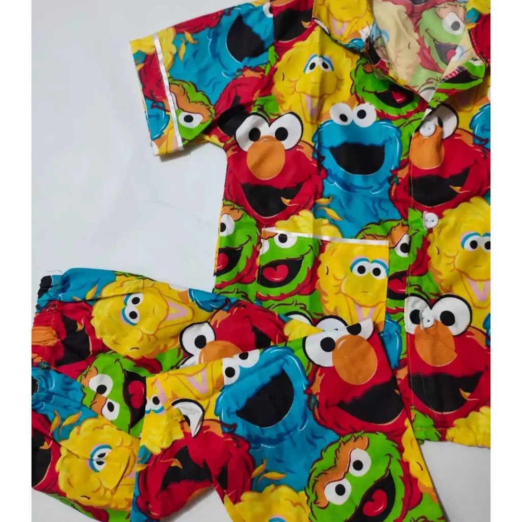 PIYAMA ANAK LAKI-LAKI DAN PEREMPUAN KARAKTER ELMO