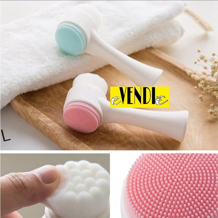 Dual pore FACIAL brush / CLEANSING BRUSH / SIKAT KOMEDO / SIKAT 2 SISI