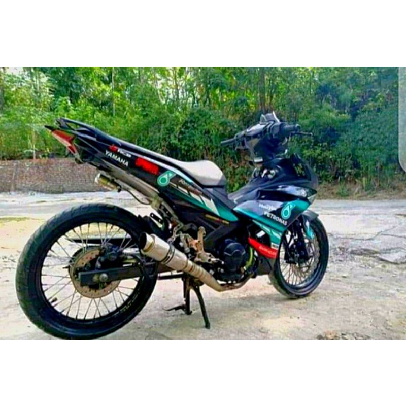 STRIPING MX KING 150 VARIASI PETRONAS HIJAU TOSKA l STRIPING JUPITER MX KING 150 VARIASI l STRIPING 