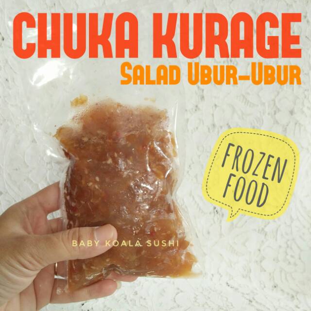 CHUKA KURAGE Salad Ubur-Ubur 200 g | Jelly Fish Seasoned Salad Frozen