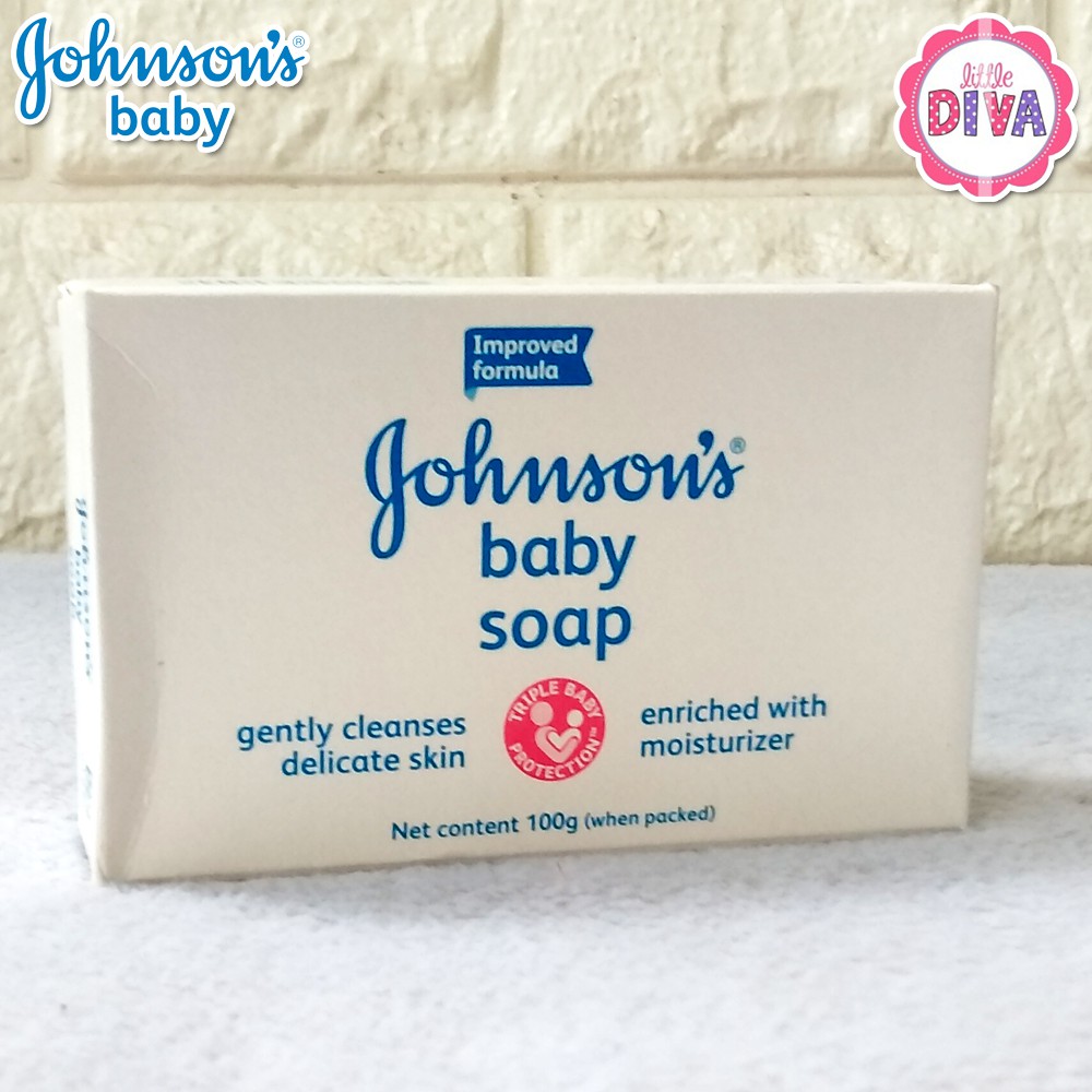 Johnson's Baby bath Soap Blossoms Milk sabun mandi bayi batangan 100gr ens