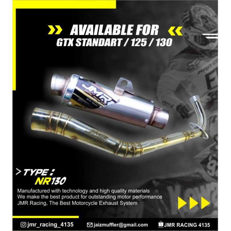 Knalpot gtx jmr racing 4135