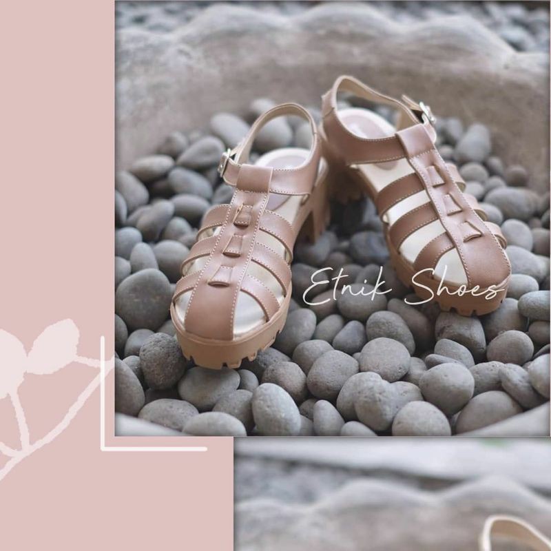 Sepatu  Wedges Tali Wanita Raqeesha Etnikshoes Original