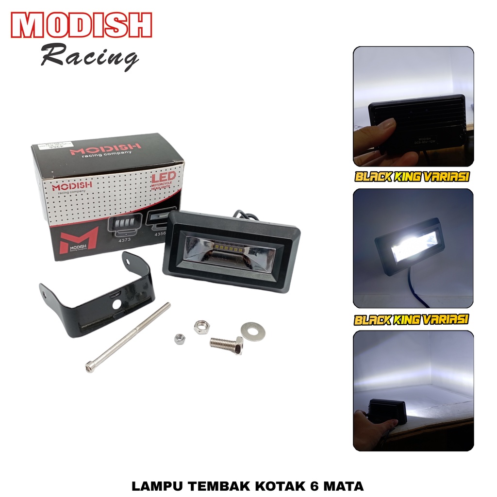 Lampu Tembak Cree Dymaker Kotak 24 Mata LED High Low Flash 3 Mode