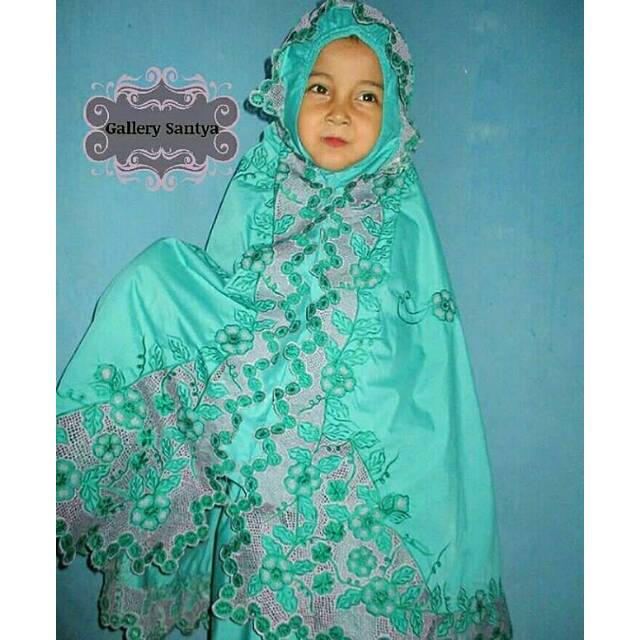 mukena anak mukena KD bordir mukena couple mukena bukittinggi - pariaman