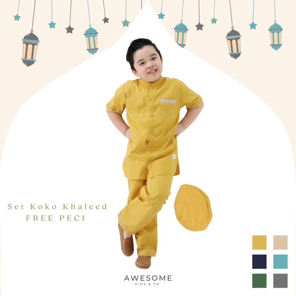 Set Koko Khaleed + celana by awesome kids | DUO KRUCILS