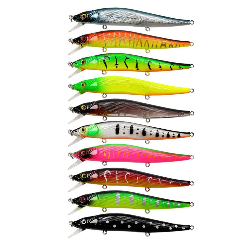 Top 11.5cm 14g Pemikat Pancing 3D Eyes High Hit Rate Hard ABS Bentuk Ikan Kecil