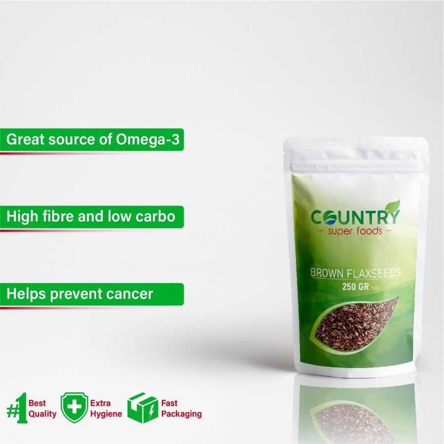 

[ 250 gr ] - Brown Flaxseed | Biji Rami Coklat