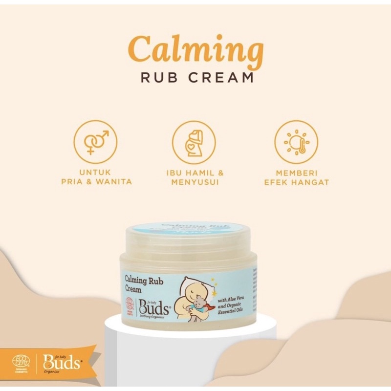 Buds Calming Rub - Balsem bayi/buds baby/Perawatan bayi/baby balsam