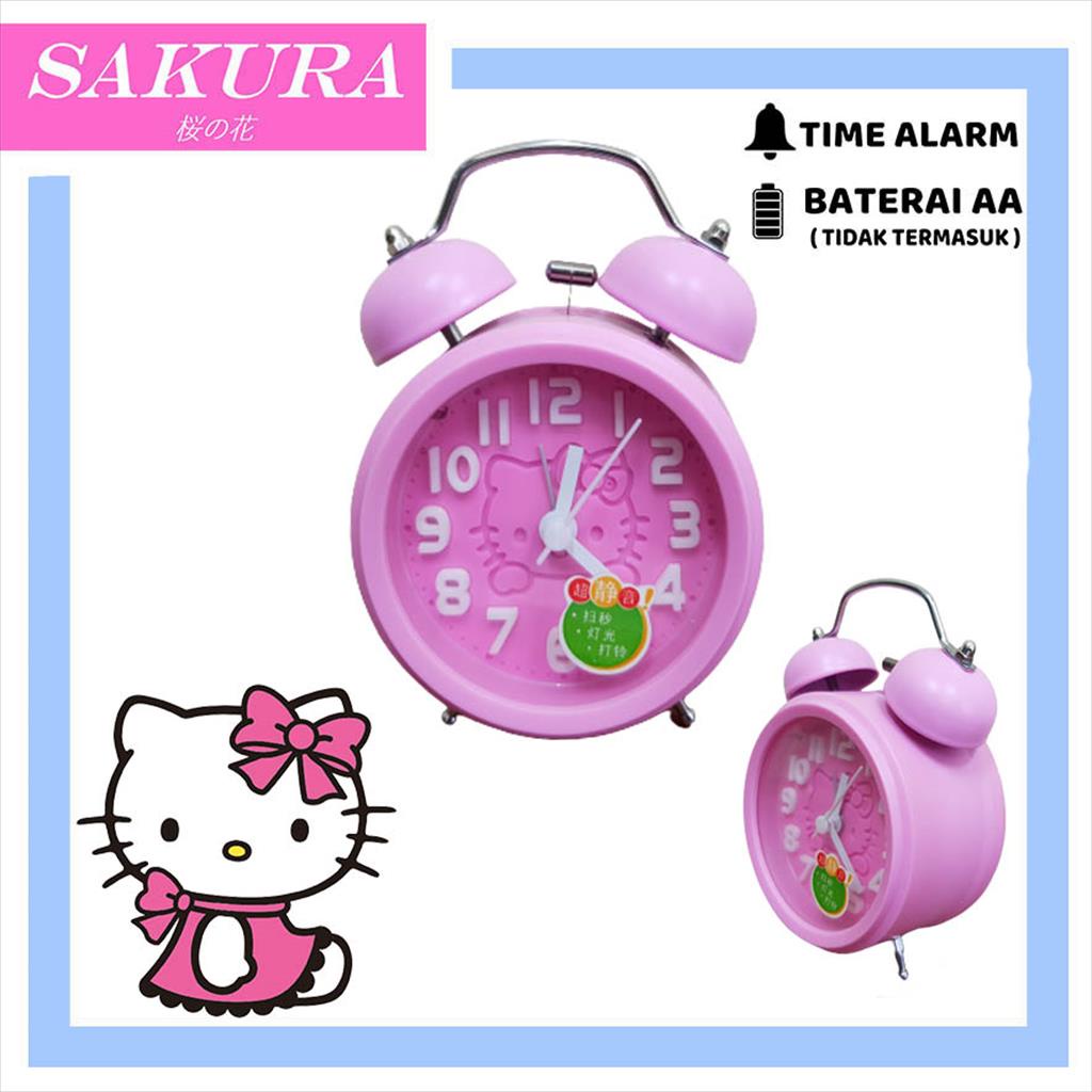 Jam Beker/Jam Weker/Jam Meja/ Hiasan Meja Bulat Kring 165