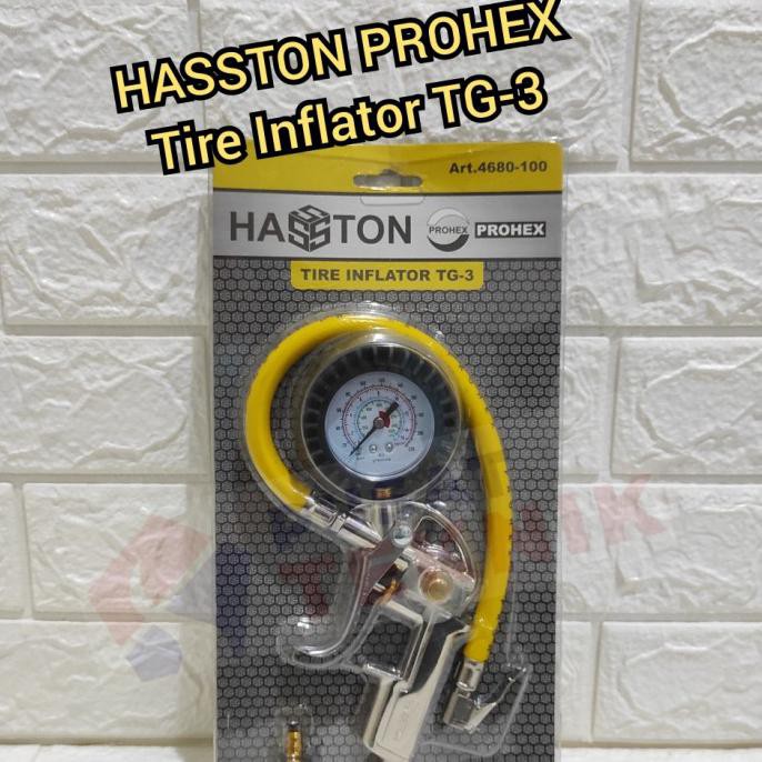 TIRE INFLATOR PROHEX SUPER/ ISIAN ANGIN BAN / INFLATOR KUNINGAN
