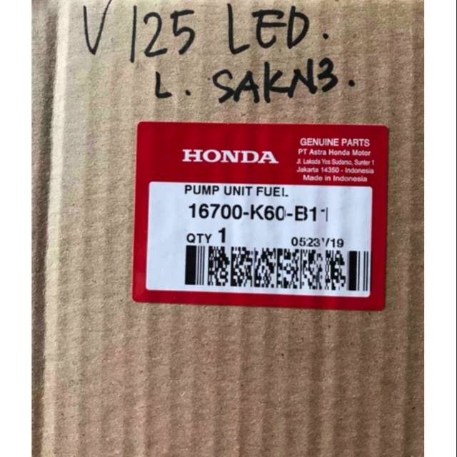 Pelampung Tangki Bensin Pump Unit Fuel Honda Vario 125 LED Ori K60