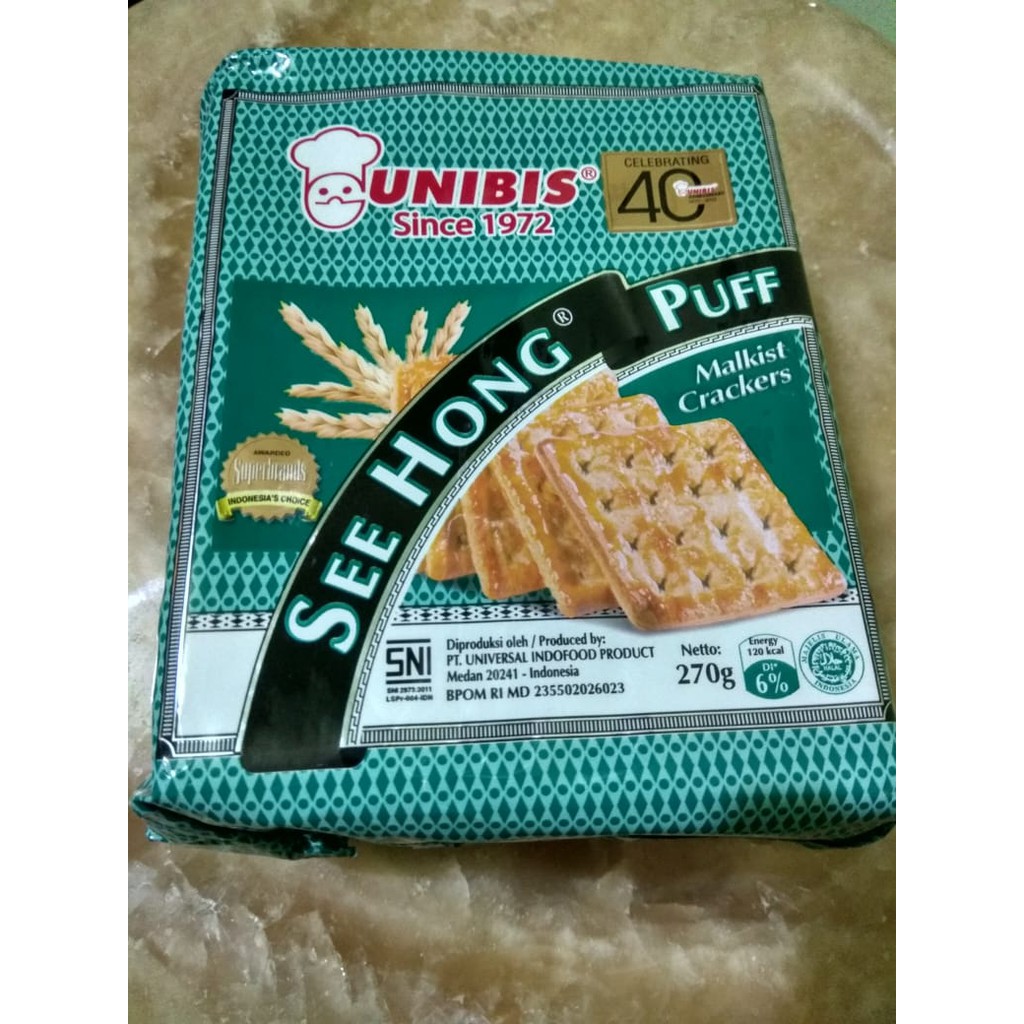 

Gabin See Hong Puff Malkist Crackers Unibis 270 gram