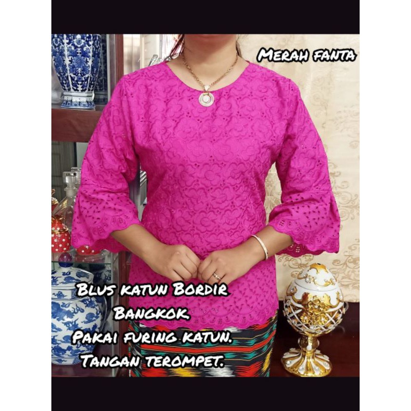 blus katun bolong