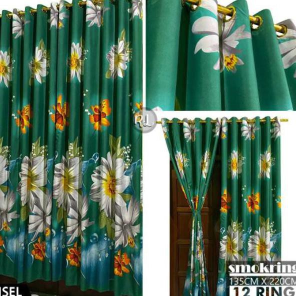 Gorden Pintu Dan Jendela Model Smokring 12 Lubang Motif Gisel (Kode 49) Dafa.Olshop