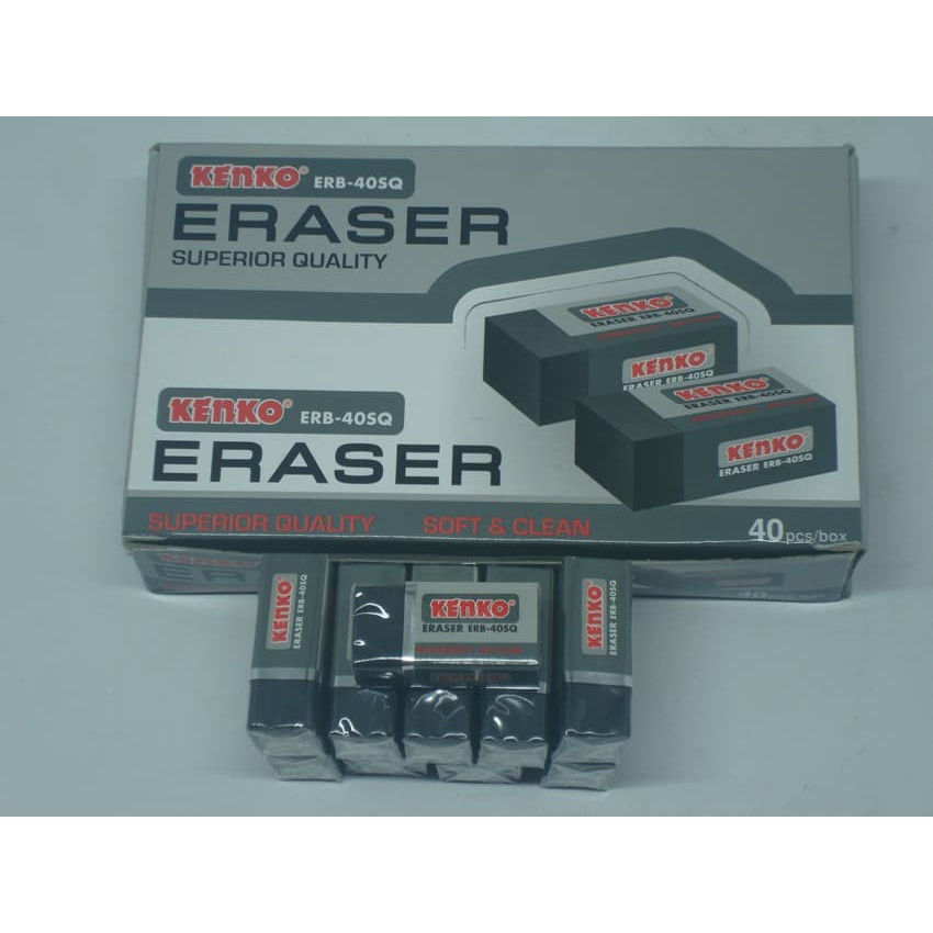 

ERASER, PENGHAPUS, STIP 40SQ HITAM KENKO