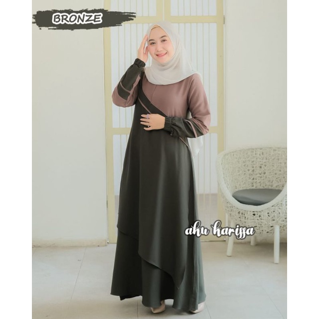 DRESS AKU KARISSA TERBARU ORI SHABIRA DRESS AKU KARISSA