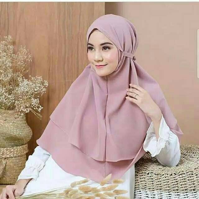 Jilbab Instant Bergo Diamond Mariyam 2 layer