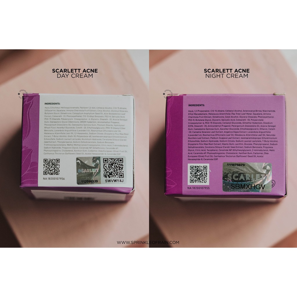 [ORI] Scarlett Whitening Acne Cream Day AMPUH Meredakan Peradangan Jerawat dalam 2 Minggu - BPOM