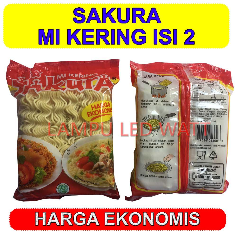 Mie Instan Mi Kering Sakura Harga Ekonomis