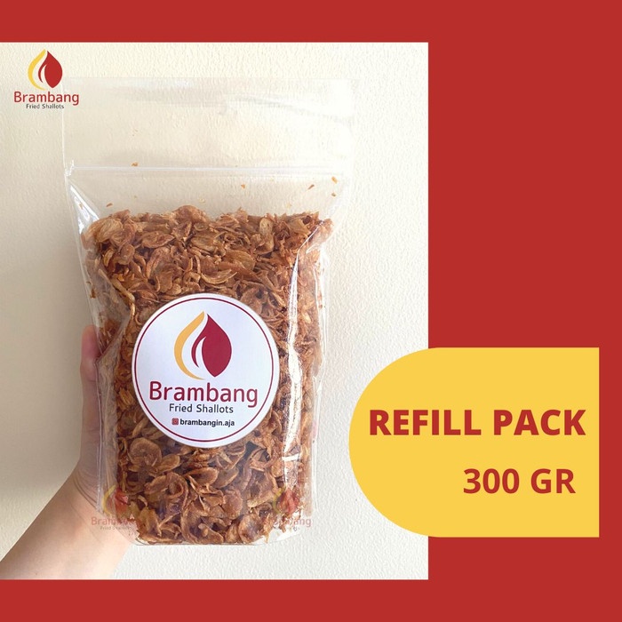 

q20w1q1qw Brambang Bawang Goreng Premium Refill Pack 300Gram Dscscv