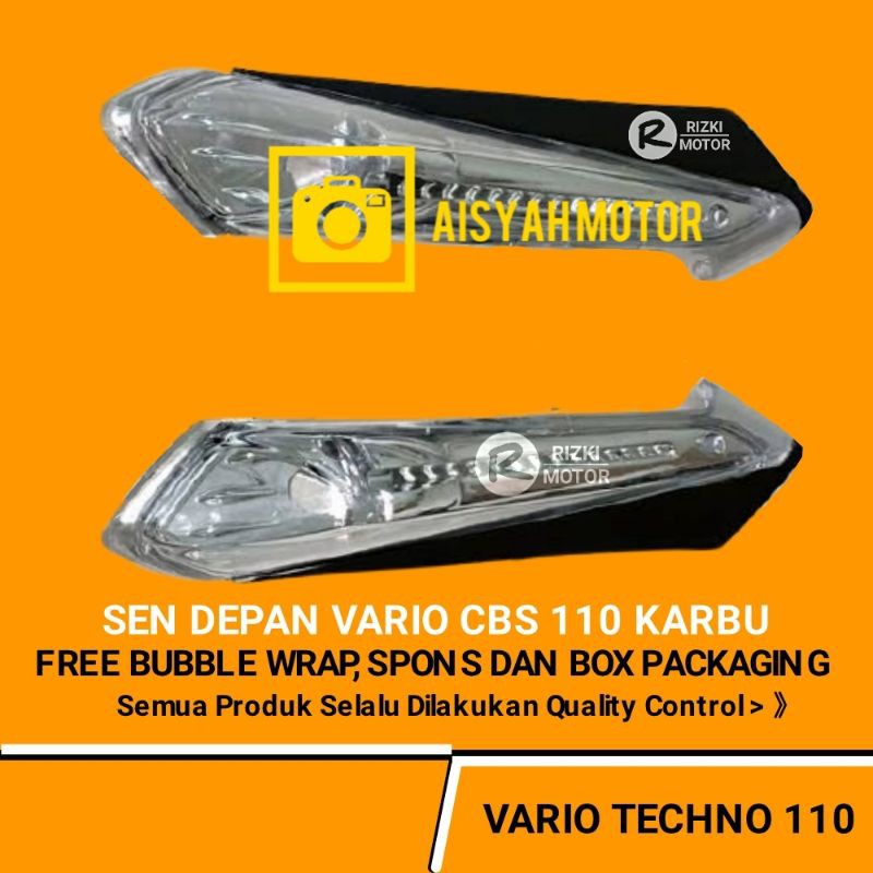 Reflektor Lampu Sen Honda Vario CBS Techno Karbu