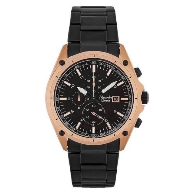 ALEXANDRE CHRISTIE PRIA AC 6493 MC ORIGINAL ( BLACK ROSEGOLD )