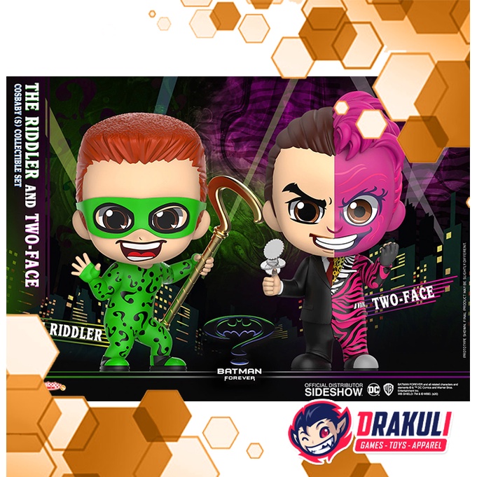 Cosbaby 720 Batman Forever – The Riddler &amp; Two-Face Collectible Set