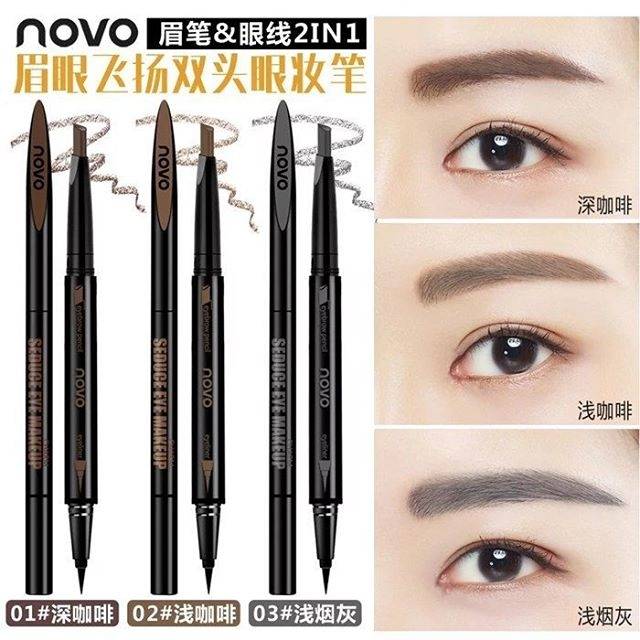 NOVO EYEBROW & EYELINER 2IN1