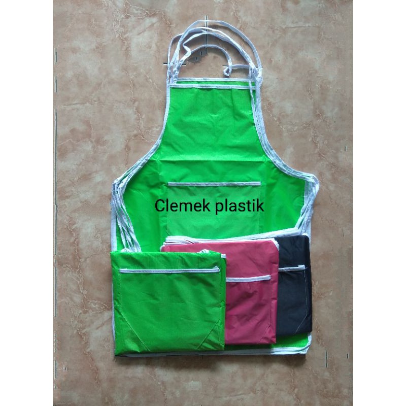 Celemek masak plastik