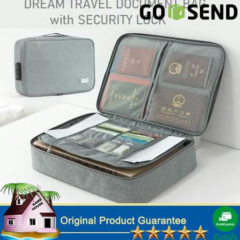 

DISKON Document Storage Bag / Penyimpanan Dokumen / Dijamin Dokumen Aman - Hitam