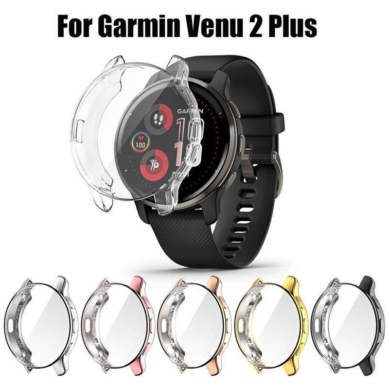 Case Pelindung Layar Smartwatch Bahan TPU Untuk Garmin Venu SQ 2S 2 Plus vivoactive 4 4S