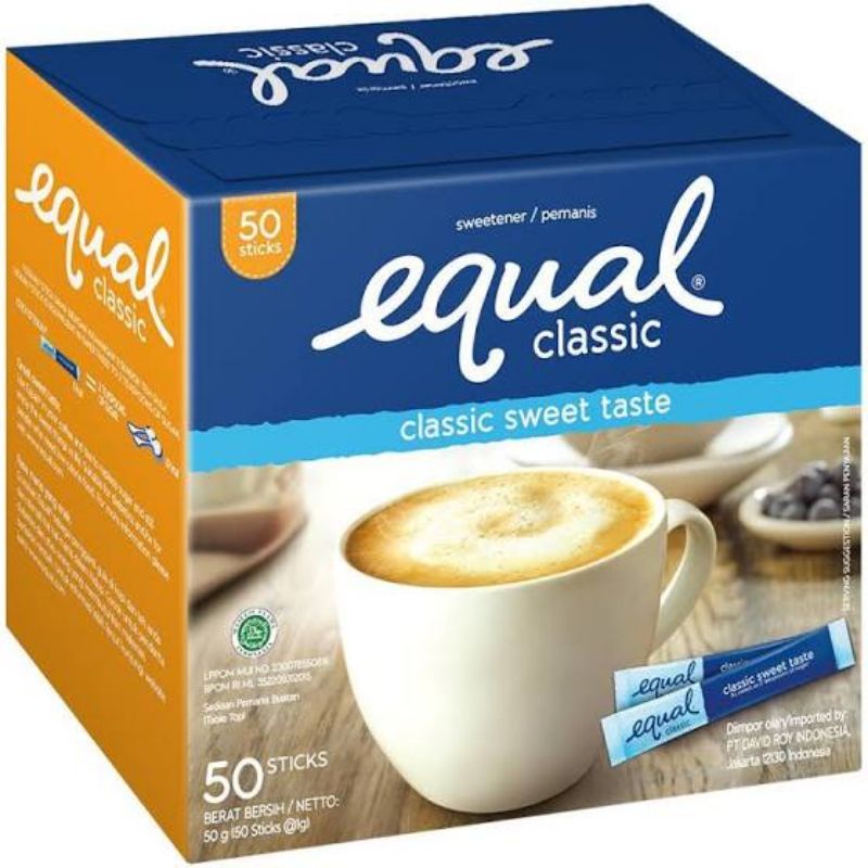 

PAKET GULA TANPA KALORI EQUAL ISI 10 BOX