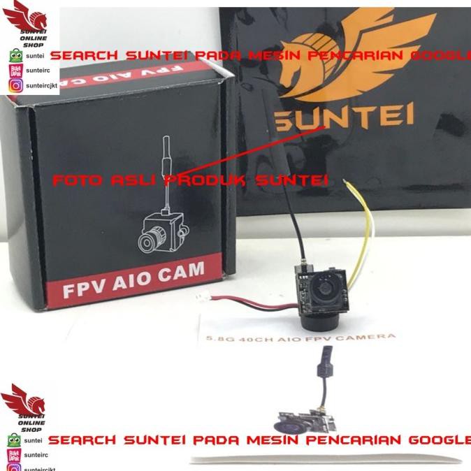 Lst S2 5.8G 40Ch 25Mw 1/4 Cmos Sensor Fpv Aio Kamera 800Tvl