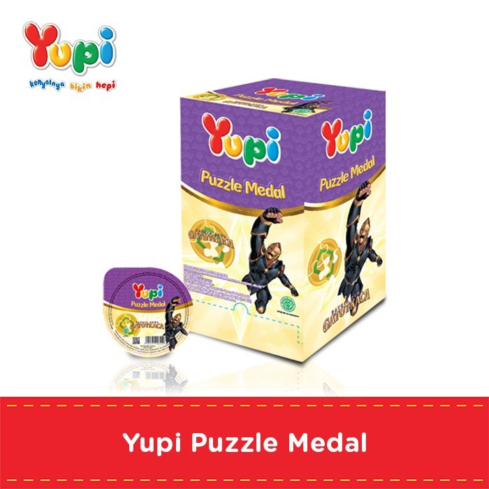 

504Omekho Yupi Gummy Candy Permen Puzzle Medal Jy60Jhh