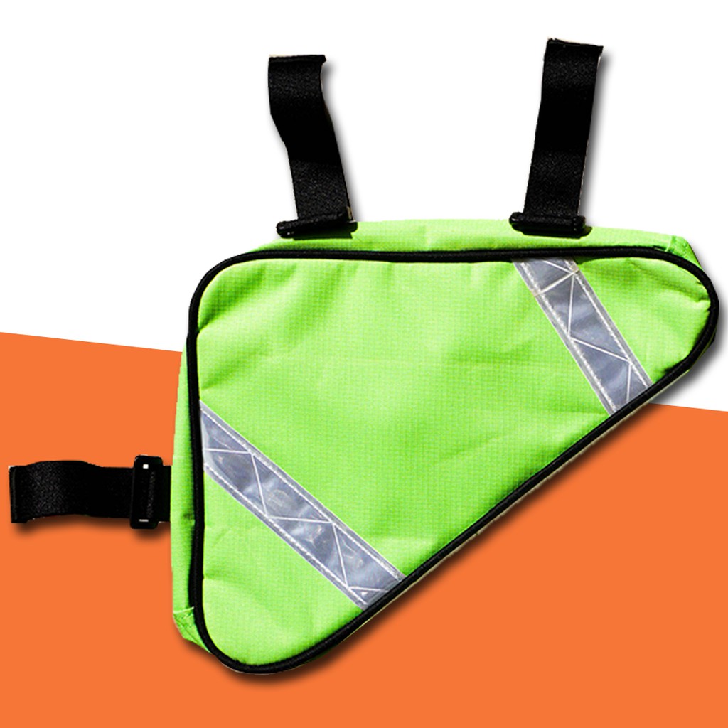 Tas Sepeda Lipat MTB Gunung Shimano Rockbros Segitiga Frame Reflector Aksesoris Sepeda Bisa COD