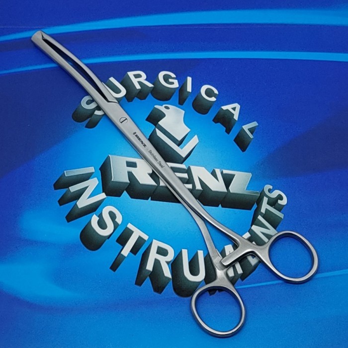 Alat medis Museux Uterine Tenaculum Forceps 24 cm ( 2:2 ) - Renz