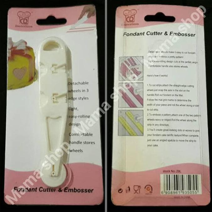 

Fondant Cutter Like Pizza Cutter Alat potong Fondant Tool