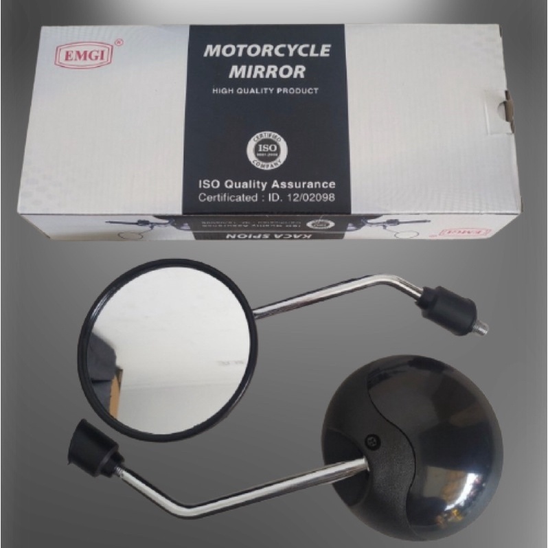 Spion HONDA SCOOPY Karbu Model Standart Kualitas Seperti Ori Merk EMGI