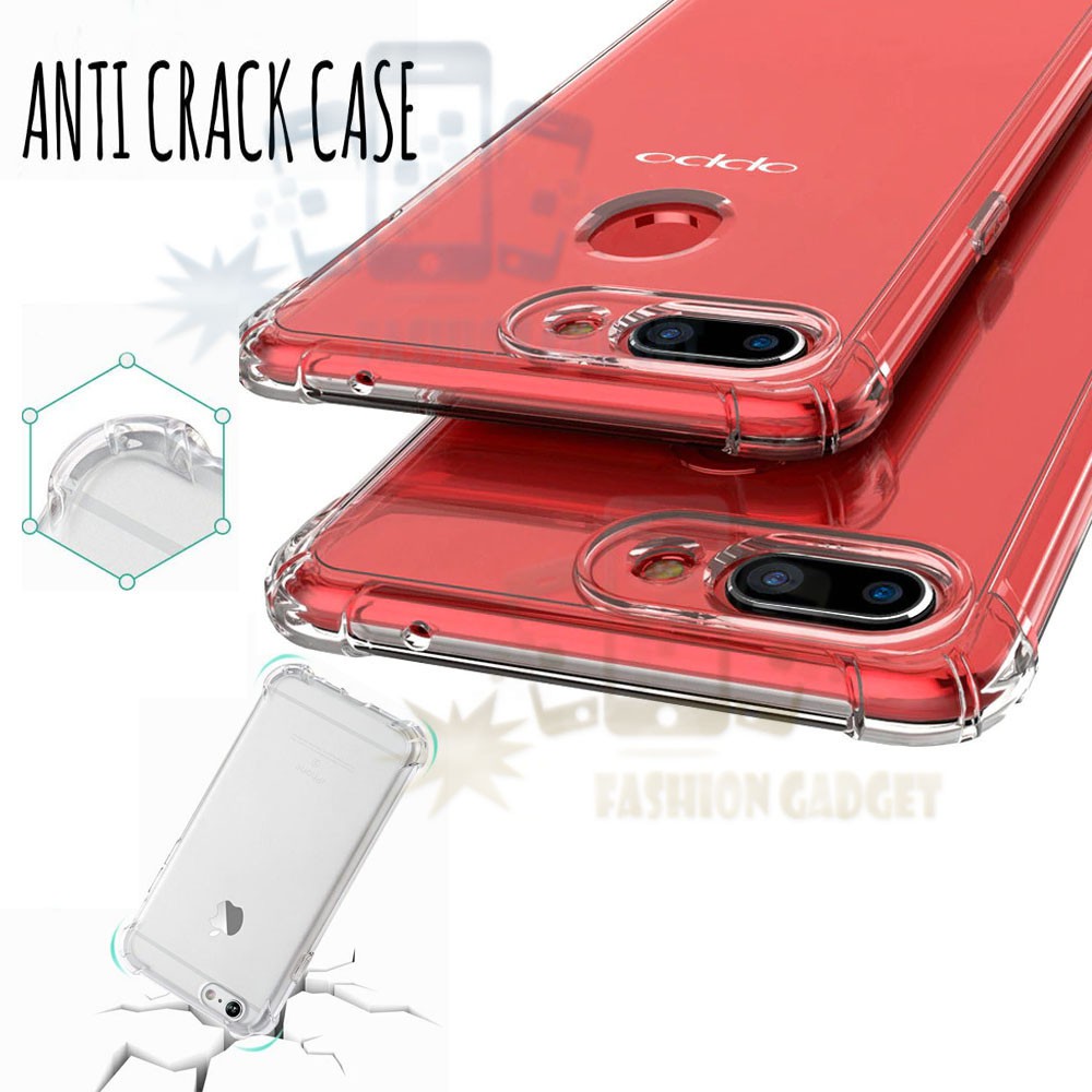 Soft Case Anti Crack Oppo F9 2018 / Anti Shock Case Oppo F9 / Ultrathin / Casing Oppo Anti Banting